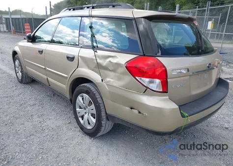 2008 Subaru Outback z USA, uszkodzony, nr VIN 4S4BP60C287326706